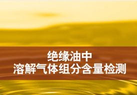 絕緣油中溶解氣體組分含量檢測